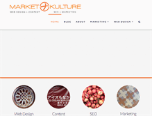 Tablet Screenshot of marketkulture.com